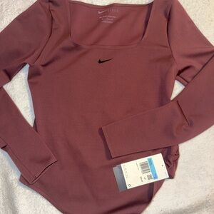 Nike Women's Bodysuit - Deep Burgundy